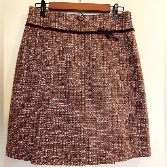 KENNETH COLE WOMENS KNEE LENGTH Wool blend Skirt Size 4 - Picture 1 of 7